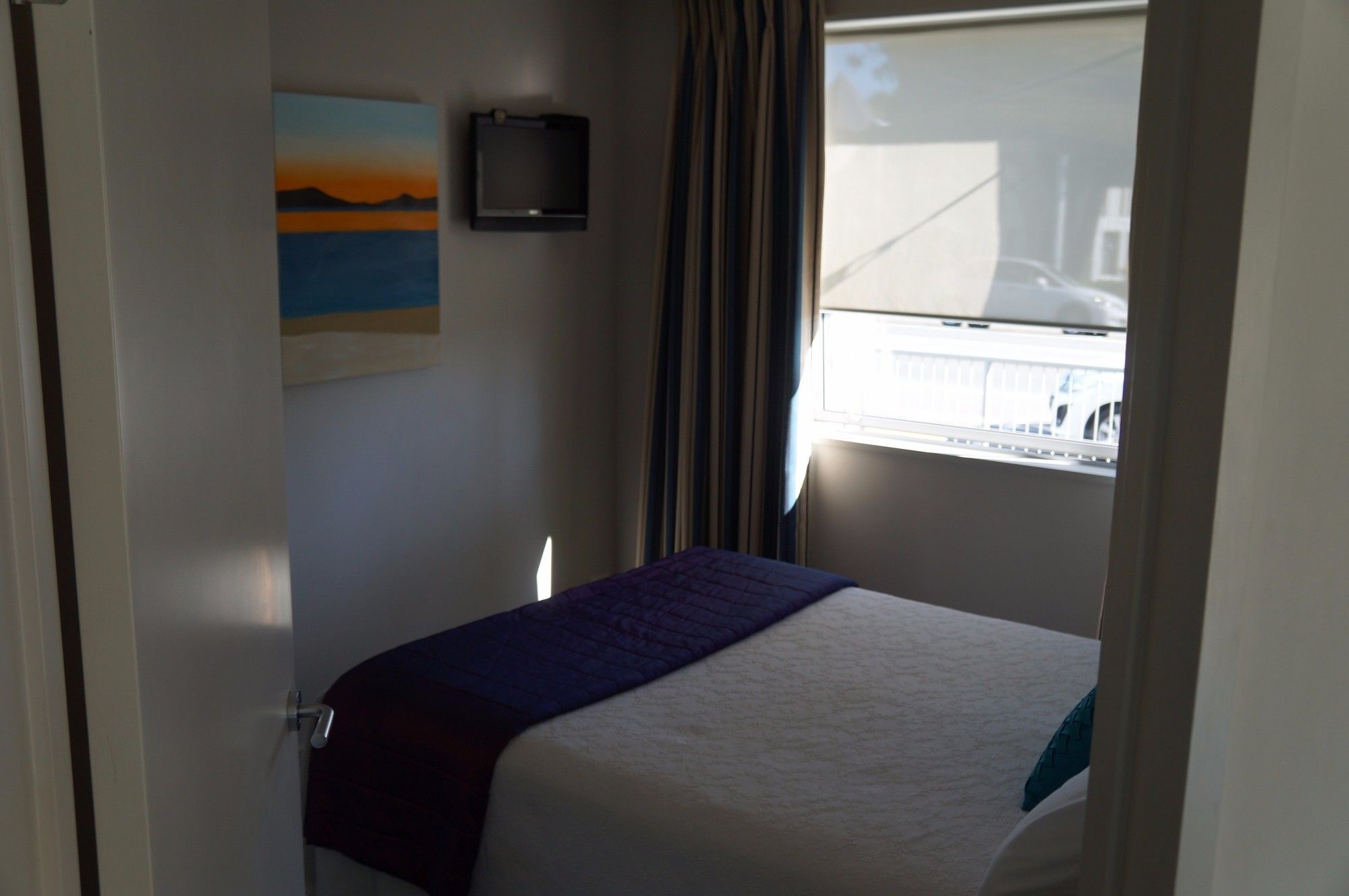 บีช เนลสัน Motel ภายนอก รูปภาพ A bedroom in a student apartment